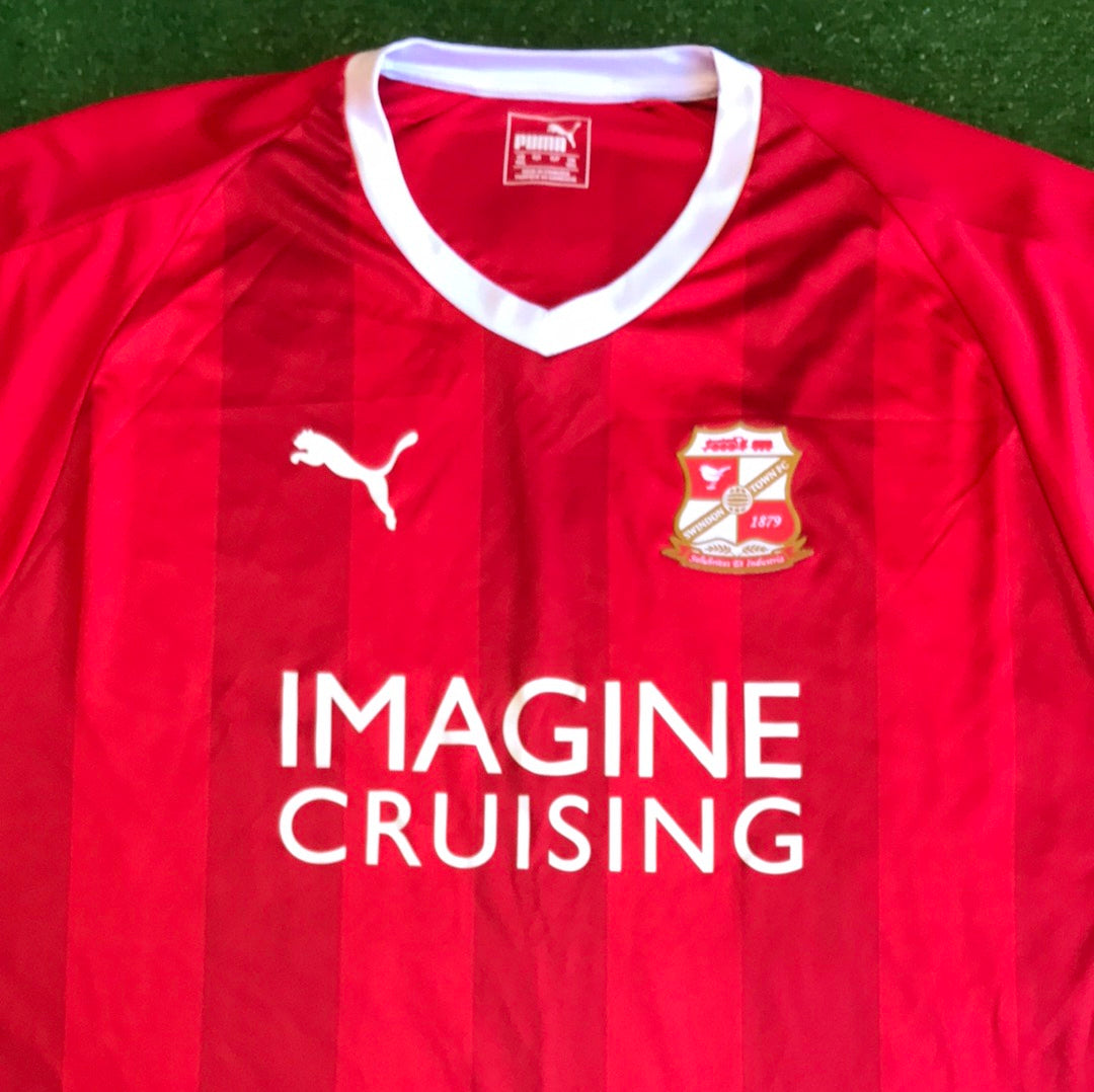 Swindon Town 2018/19 Home Shirt (Very Good) - Size 4XL