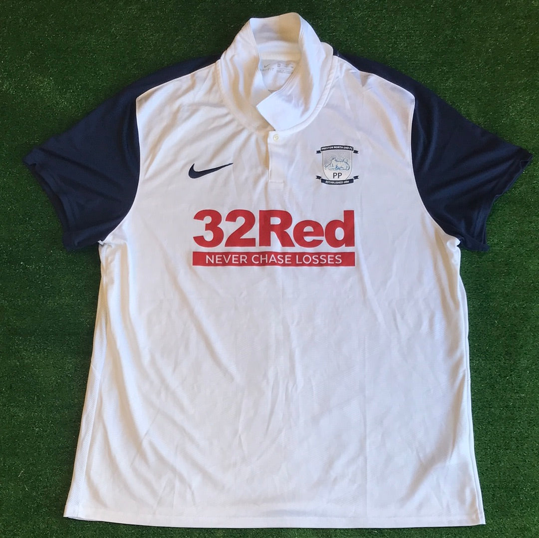 Preston North End 2020/21 Home Shirt (Excellent) - Size XXL