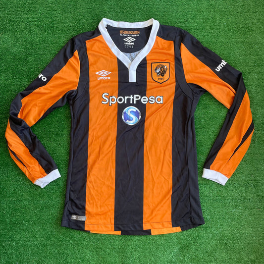 Hull City 2016/17 L/S Home Shirt (Very Good) - Size S