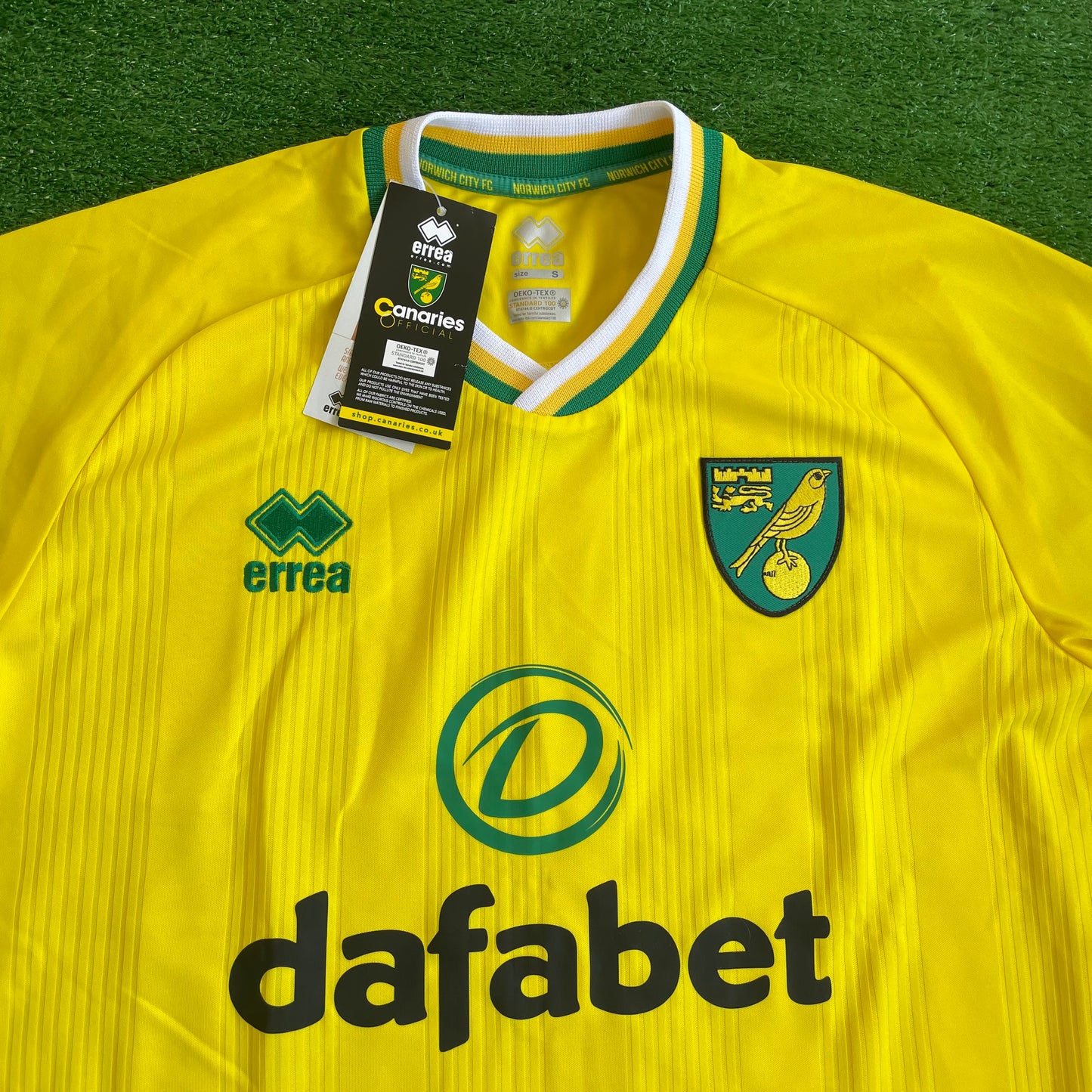 Norwich City 2020/21 Home Shirt (BNWT) - Size S