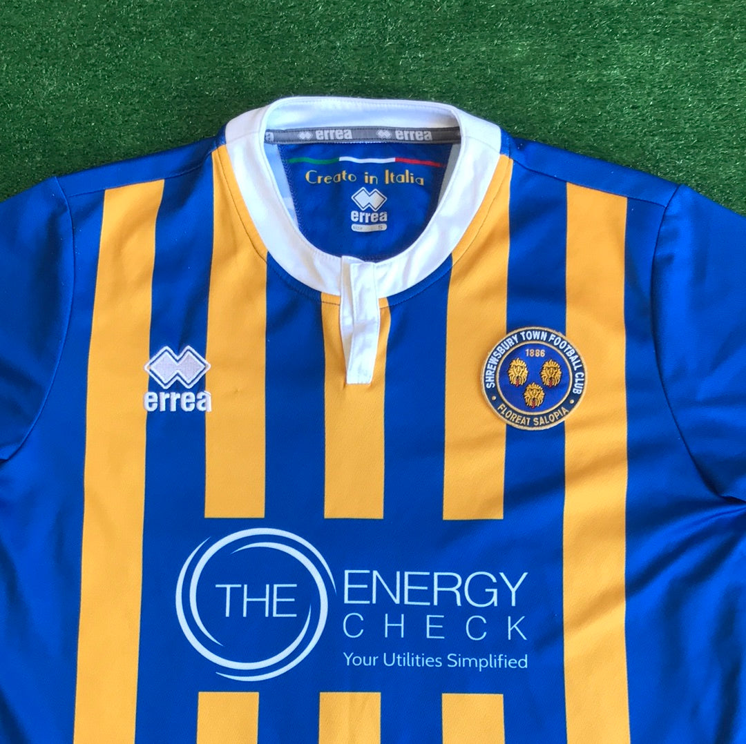 Shrewsbury Town 2018/19 Home Shirt (Very Good) - Size S