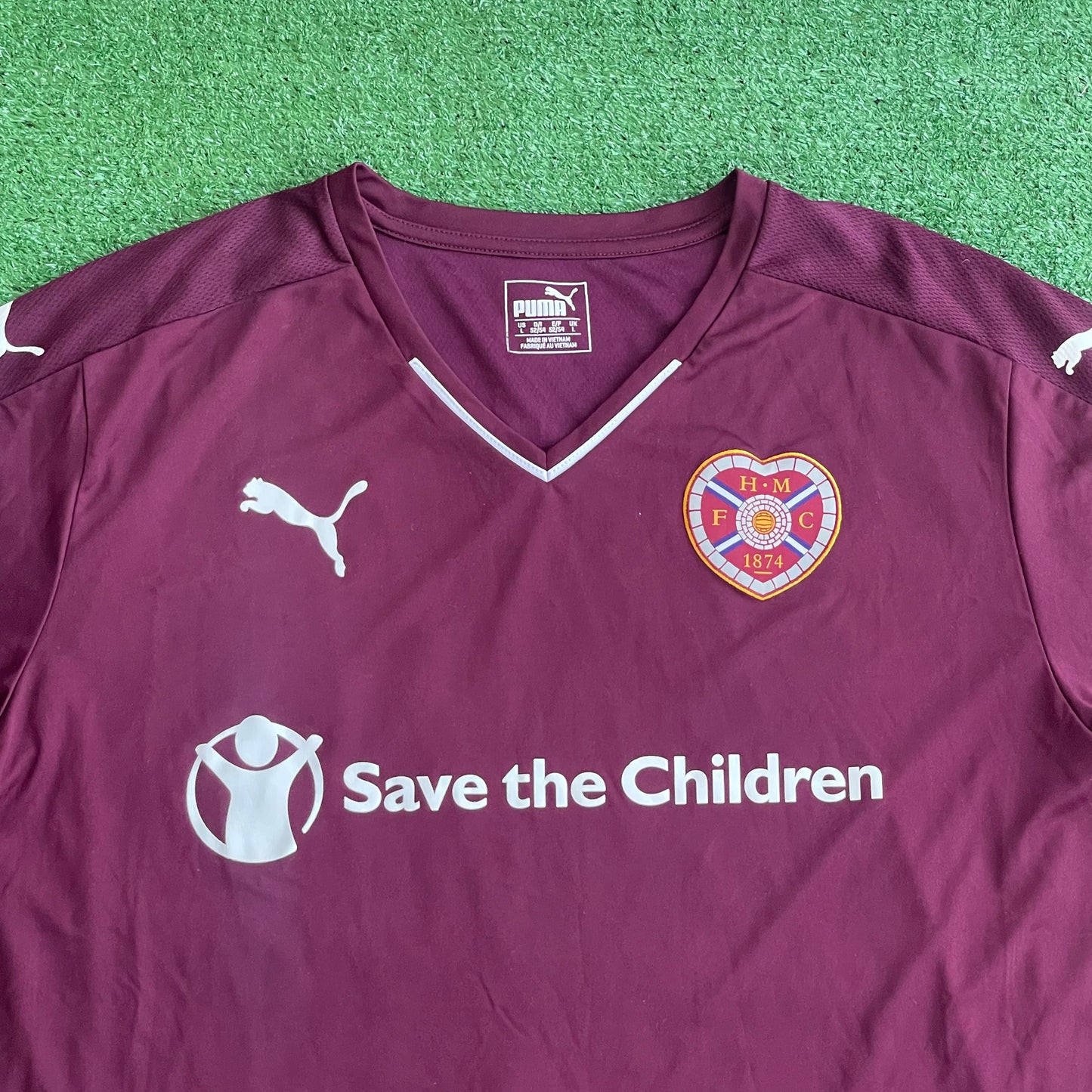 Hearts of Midlothian 2016/17 Home Shirt (Excellent) - Size L