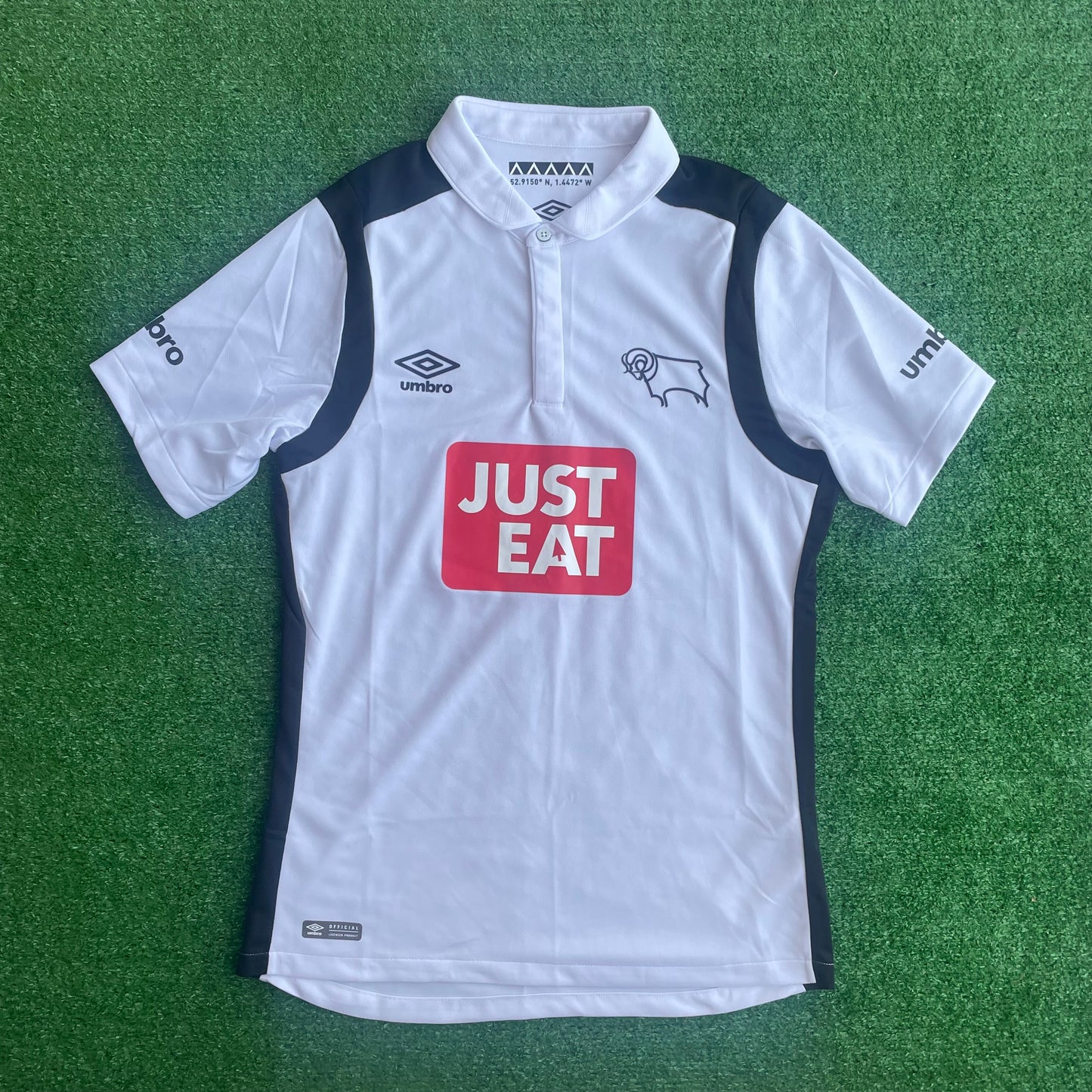 Derby County 2016/17 Home Shirt (Very Good) - Size S