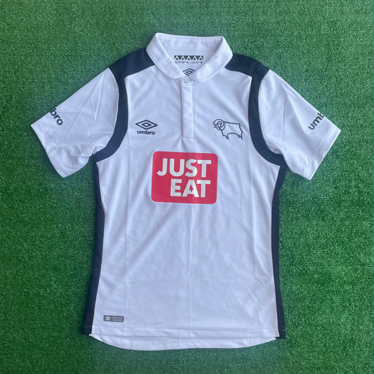 Derby County 2016/17 Home Shirt (Very Good) - Size S