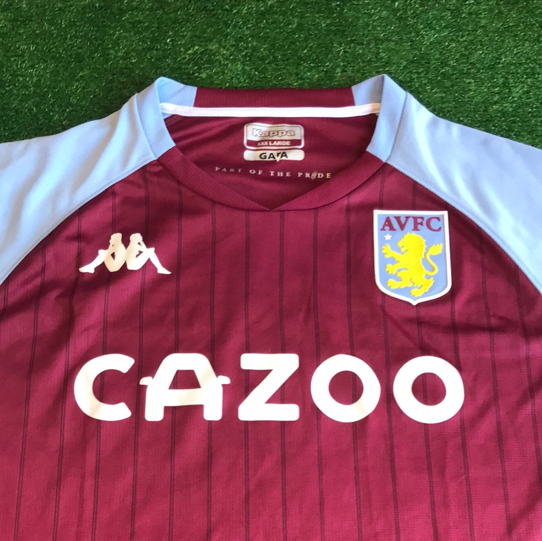 Aston Villa 2020/21 Home Shirt (Excellent) - Size 3XL