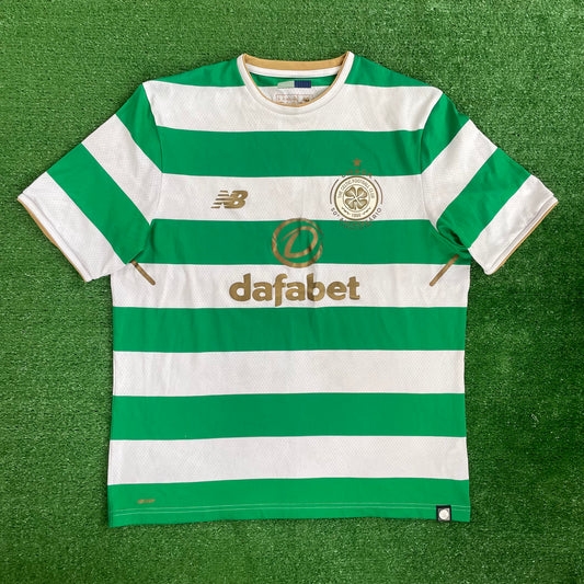 Celtic FC 2017/18 Home Shirt (Very Good) - Size L