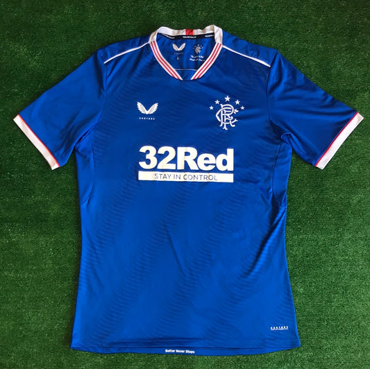 Rangers F.C. 2020/21 Home Shirt (Very good) - Size L