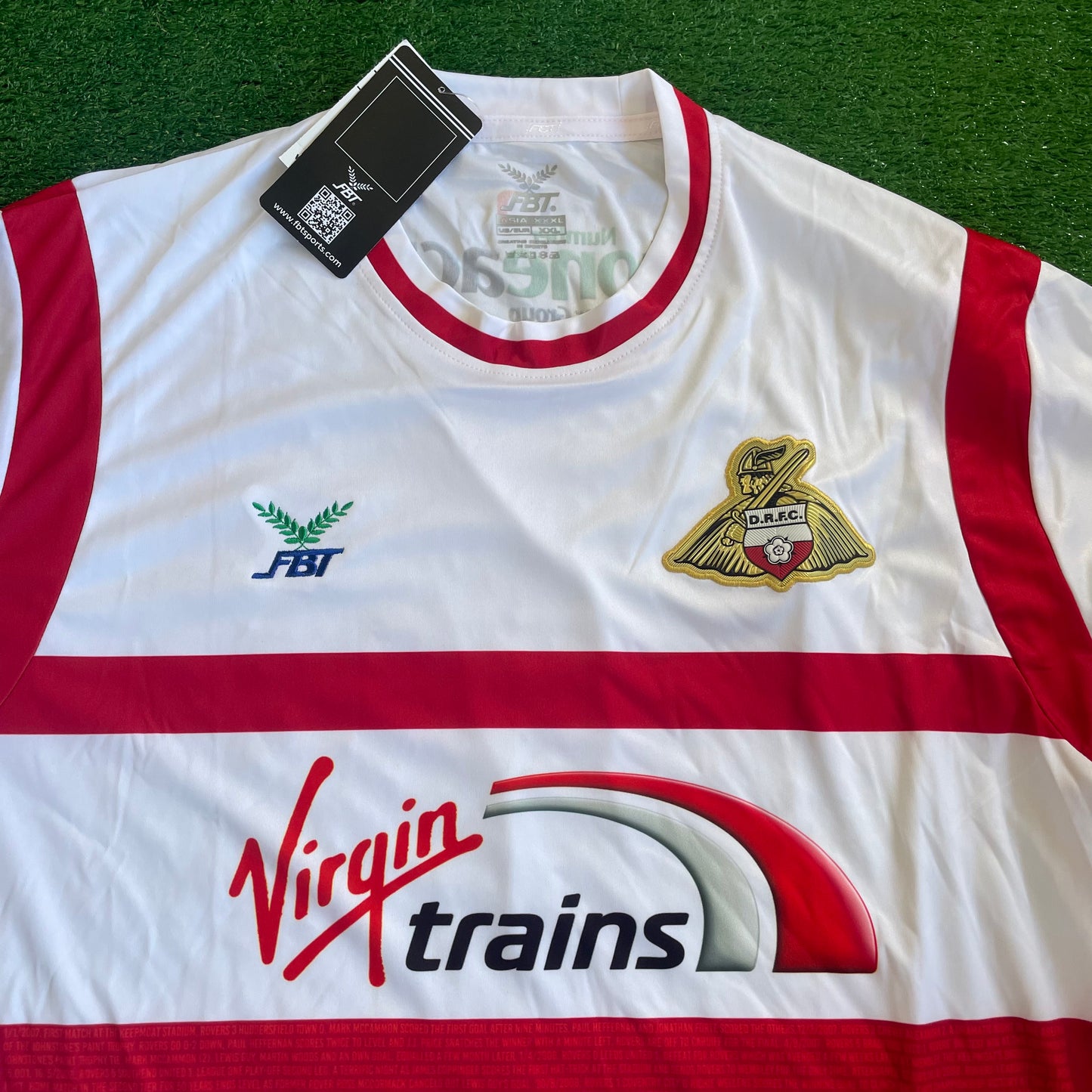 Doncaster Rovers 2017/18 L/S Home Shirt (BNWT) - Size XXL