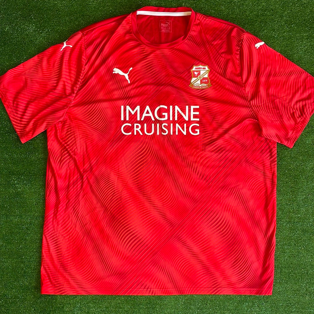 Swindon Town 2019/20 Home Shirt (Very Good) - Size 4XL