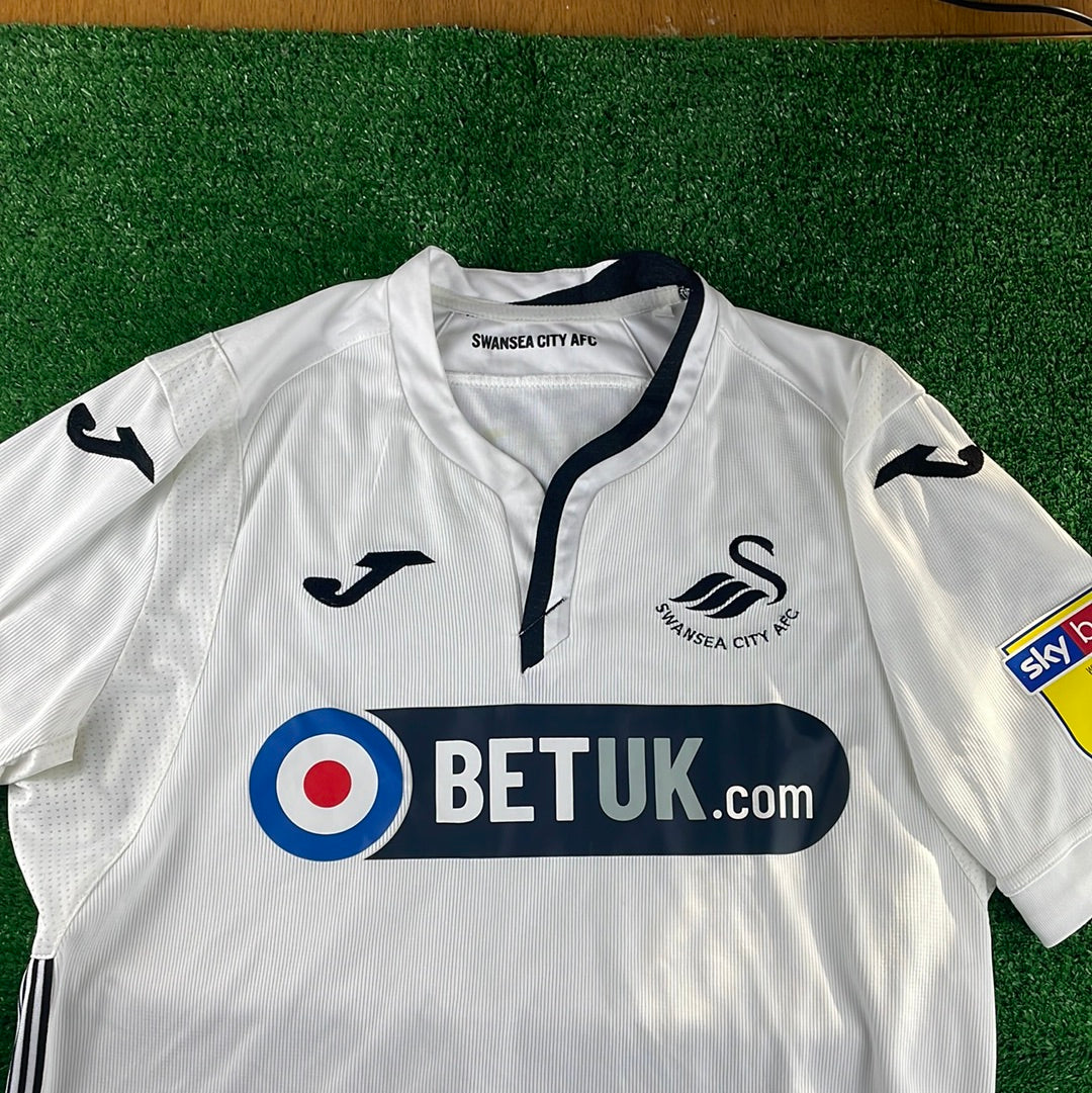 Swansea City 2018/19 Home Shirt (Excellent) - Size M