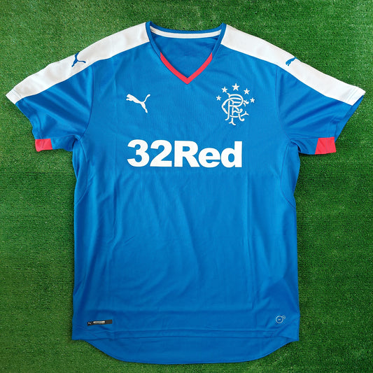 Rangers F.C. 2015/16 Home Shirt (Excellent) - Size XXL