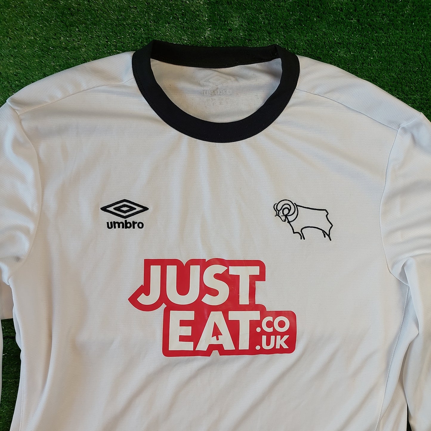Derby County 2014/15 L/S Home Shirt (Very Good) - Size L