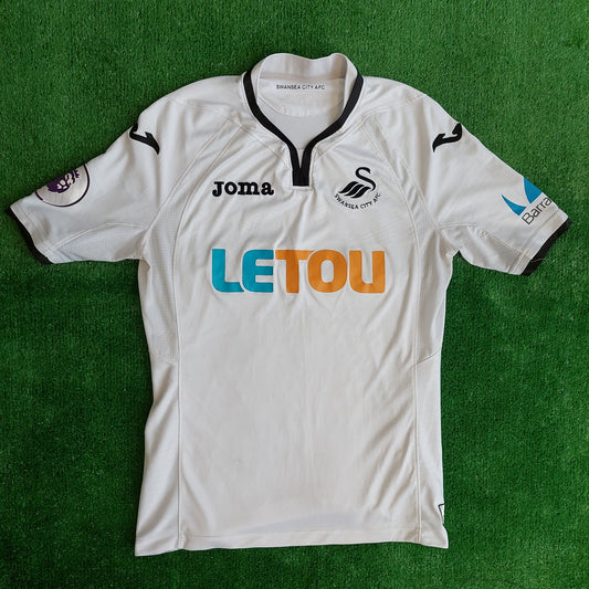 Swansea City 2017/18 Home Shirt (Very Good) - Size M