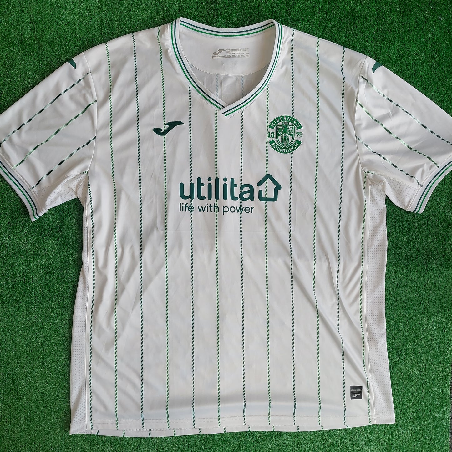 Hibernian 2021/22 Stevenson #16 Away Shirt (Excellent) - Size 5XL