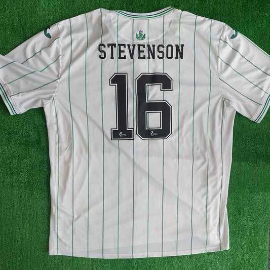 Hibernian 2021/22 Stevenson #16 Away Shirt (Excellent) - Size 5XL