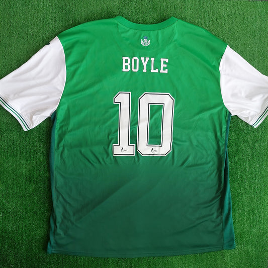 Hibernian 2021/22 Boyle #10 Home Shirt (Excellent) - Size 5XL