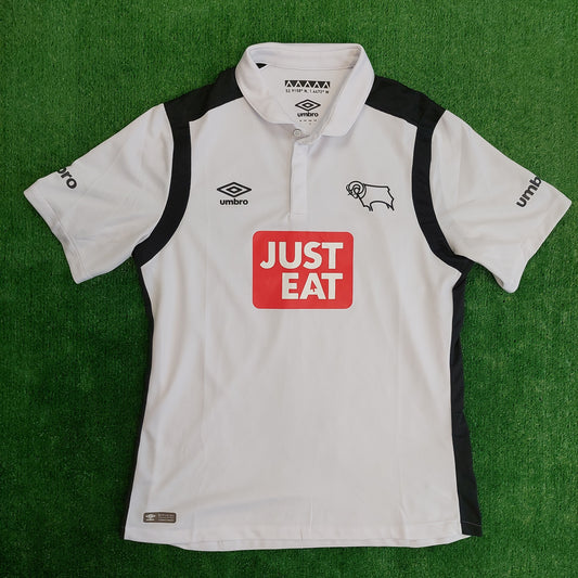 Derby County 2016/17 Home Shirt (Very Good) - Size L