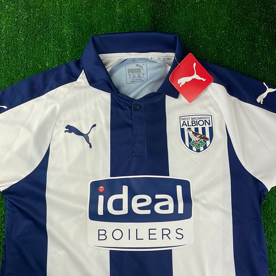 West Bromwich Albion 2018/19 Home Shirt (BNWT) - Size S