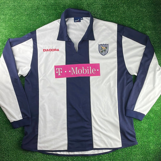 West Bromwich Albion 2005/06 L/S Home Shirt (Very Good) - Size XXL