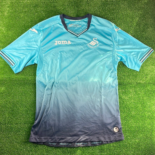 Swansea City 2016/17 Away Shirt - Sponsor-less (Excellent) - Size M