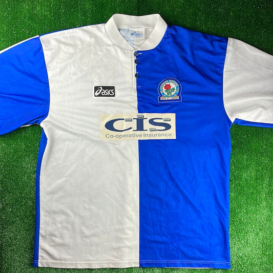 Blackburn Rovers 1997/98 Home Shirt (Very Good) - Size XXL