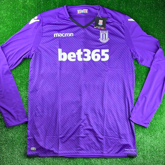 Stoke City 2017/18 L/S Goalkeeper Shirt (BNWT) - Size 3XL